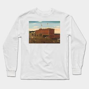 The Third Avenue Railroad Depot by William H. Schenck Long Sleeve T-Shirt